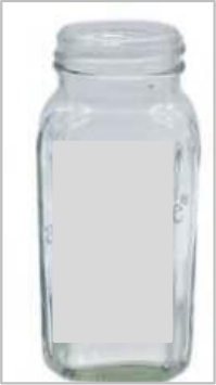 69 GM CINNAMON GLASS JAR